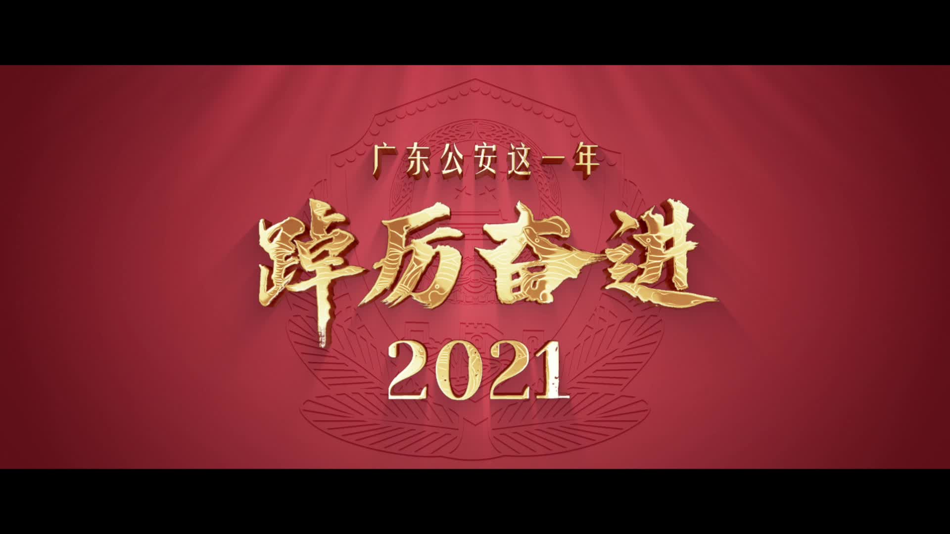 踔厉奋进2021广东公安这一年