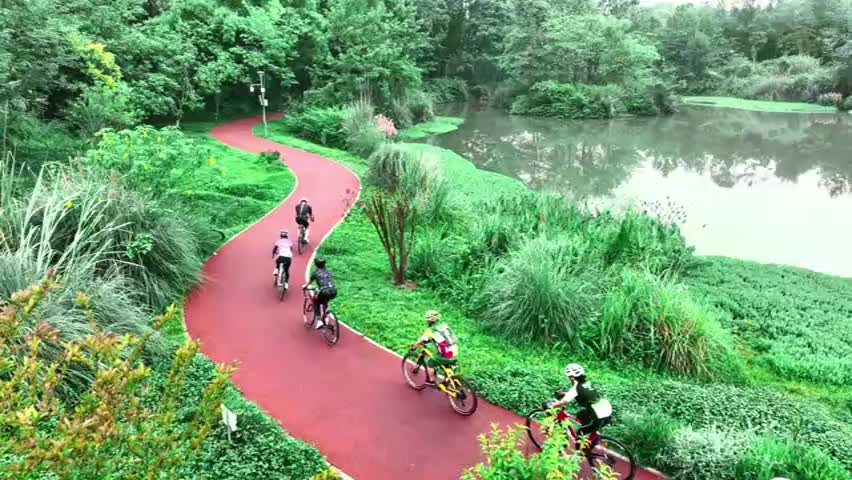 崇州绿道骑行35公里乡村景观线一路美到底